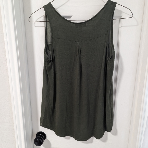 3/$10 FORTUNE + IVY Lola Mixed Material Blouse - Picture 6 of 6